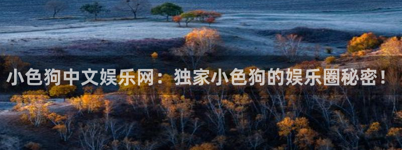 壹号top娱乐：小色狗中文娱乐网：独家小色狗的娱乐圈秘密！